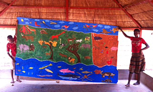 fresque animaux