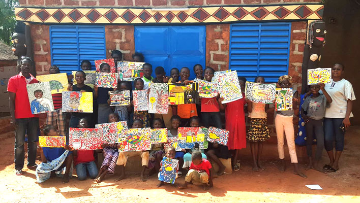 les enfants de l'atelier mosaique