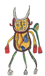 robot africain