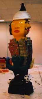 sculpture en polystyrene