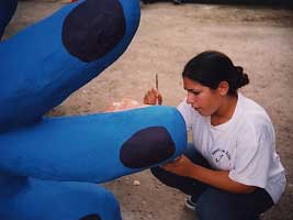 peinture de la main